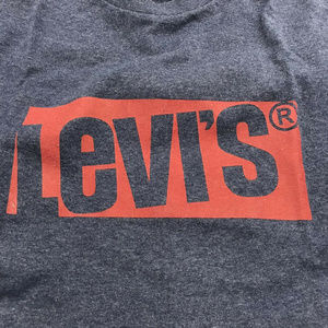 Levi's Batwing Logo Heather Blue XL T-Shirt